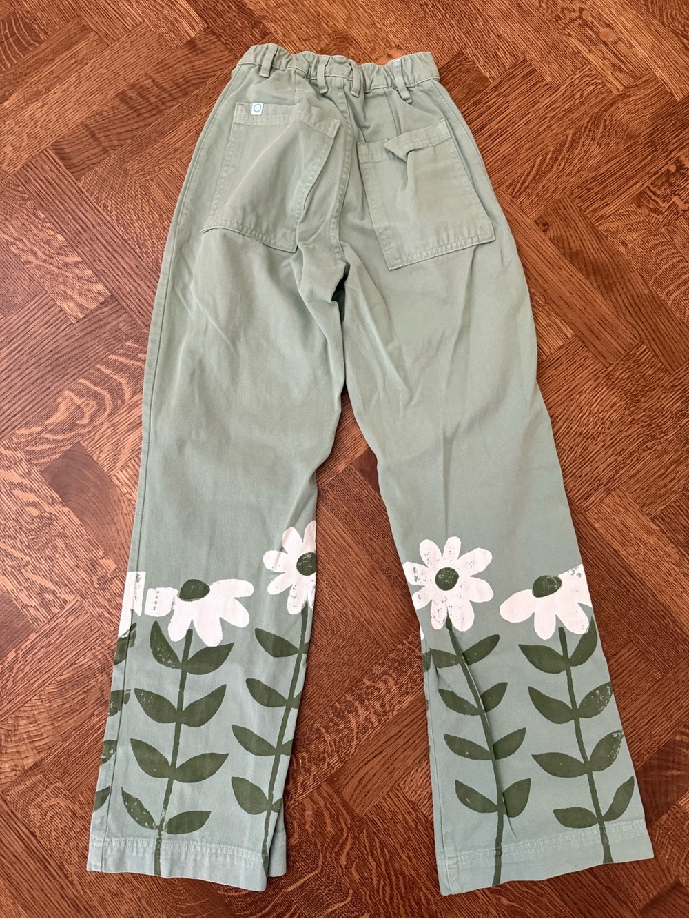 BIG BUD PRESS Floral Western Pants flare Quirky Retro 70s Cottagecore Boho XXS‎ - Picture 2 of 8